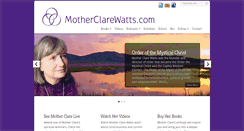 Desktop Screenshot of motherclarewatts.com